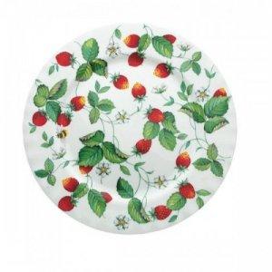 ROY KIRKHAM FINE BONE CHINA | ALPINE STRAWBERRY SET OF SIX TEA PLATES